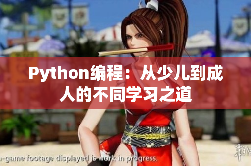 Python编程：从少儿到成人的不同学习之道