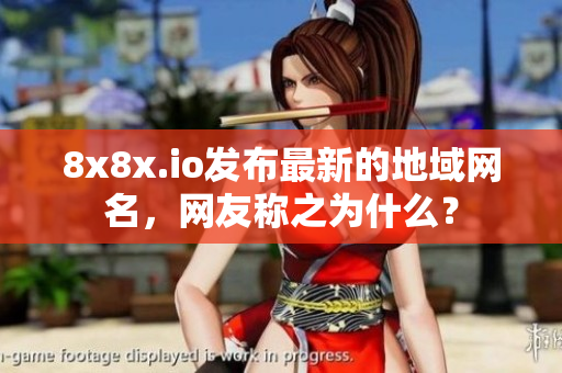 8x8x.io发布最新的地域网名，网友称之为什么？
