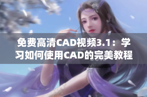 免费高清CAD视频3.1：学习如何使用CAD的完美教程(1)