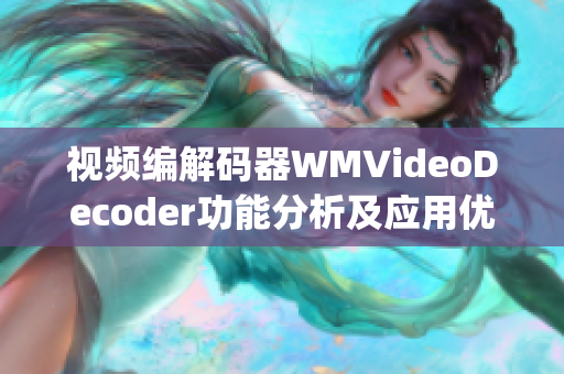 视频编解码器WMVideoDecoder功能分析及应用优化探析(1)