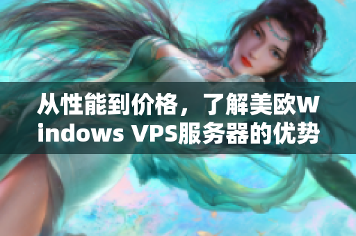 从性能到价格，了解美欧Windows VPS服务器的优势与差异