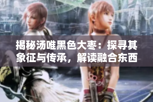 揭秘汤唯黑色大枣：探寻其象征与传承，解读融合东西方文化的奥秘